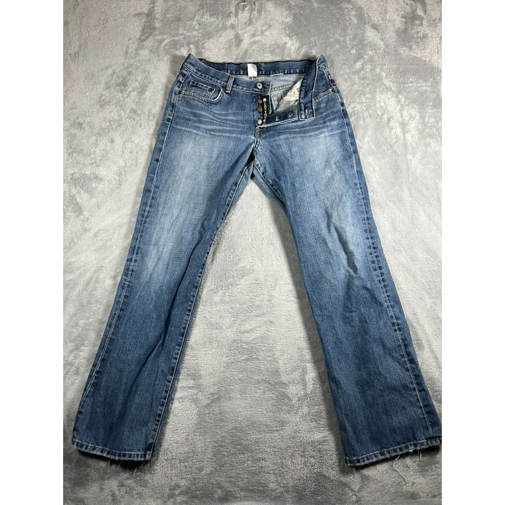 VTG Lucky Brand Womens Easy Rider Blue  Jeans Bootcut USA Size 10/30